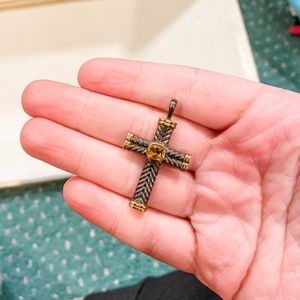 David Yurman cross penant necklace